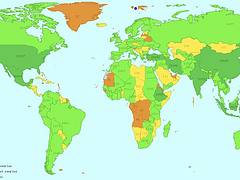 Svalbard Global Seed Vault by country of origin, status February 2011 (3 years)