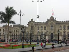 Peru (Lima) Presidental Palace in Plaza Mayor