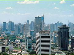 A view of Jakarta, Indonesia