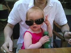 Minna does her "The Fly" impression