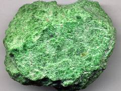 Chromian jade (Hpakan-Tawmaw Jade Tract, Late Jurassic, 147 Ma; Tawmaw, Myitkyina-Mogaung District, western Kachin State, Indo-Burma Range, northern Burma) 1