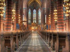 Beautiful old church interior