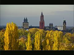 Autumn skyline Maastricht Autumn skyline Maastricht