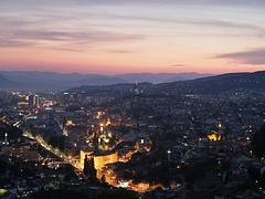 Sarajevo at night Sarajevo at night