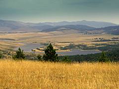 Ribnicko jezero, in the fields