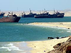 Ships graveyard, Nouadhibou, Mauritania