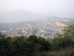 View Into Phongsaly Town View Into Phongsaly Town