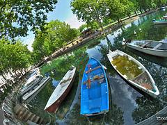 Bateaux Annecy HDR
