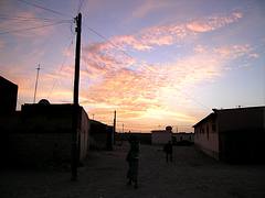 rue au lever du soleil Nouadhibou rue au lever du soleil Nouadhibou