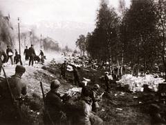 Allierte soldater under kampene om Narvik Allierte soldater under kampene om Narvik