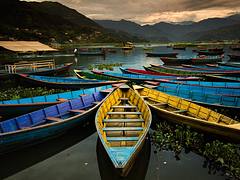 Boats in Pokhara