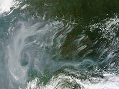 Fires and smoke in central Russia Fires and smoke in central Russia