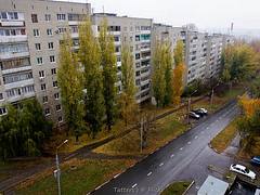 Осень на  Одесской улице. Saratov, Russia
