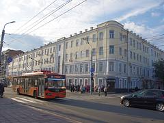 VMZ trolleybus in Orenburg centre