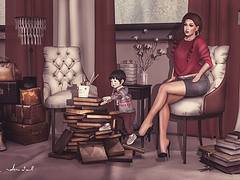 Between the pages of a book is a lovely place to be..