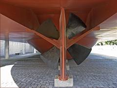 Screw Propeller on the USS Monitor Replica -- The Mariners Museum Newport News (VA) September 2012
