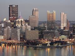 Pittsburgh golden hour