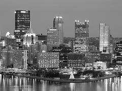 Pittsburgh at dusk
