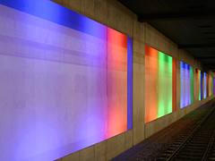 Auckland train station decorations