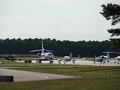Aircraft parked at East Hampton Airport (KHTO)