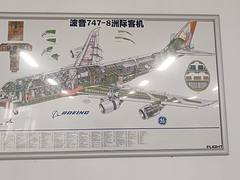 置于广州民航职业技术学院花都赤坭校区图书馆的波音747-8结构图 置于广州民航职业技术学院花都赤坭校区图书馆的波音747-8结构图
