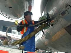 Aircraft lavatory service