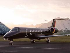 Aero ERJ135 runway mountains