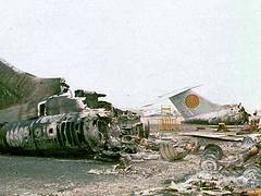 Carcasses of the Stigl airliners