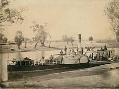 Murray River steamer Albury, 1870 Murray River steamer Albury, 1870
