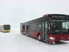 Unidades Mercedes Benz Citaro en el Winter Test 2015