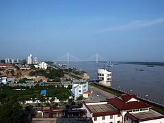 Bridge on the Yangtze River in Anqing Anhui China