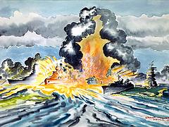 NOT MY PAINTINGS: BIKINI ATOLL PAINTINGS BY NAVY PERSONNEL NOT MY PAINTINGS: BIKINI ATOLL PAINTINGS BY NAVY PERSONNEL