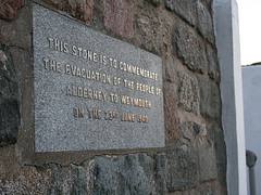 Evacuation Memorial, Alderney