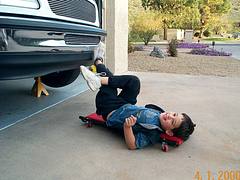 Loves his cars (and trucks) Loves his cars (and trucks)