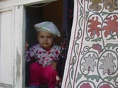 little girl in bukhara