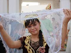 Bukhara, Silk & Spice festival, girl in traditional costume