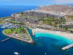 Playa de Anfi del Mar.Fotos Aéreas "Costa turística de Mogán" Gran Canaria Islas Canarias