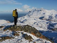 Looking out toward Razorback. Adak Island, Alaska