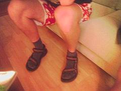 Coen dressed up as a german