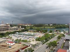 Shelf Cloud Entering Kota Kinabalu