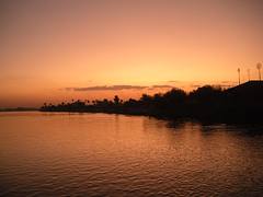 sunset Nile river egypt beni suef