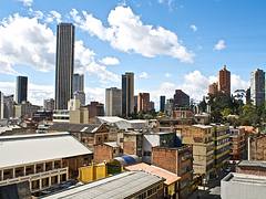 Skyline downtown Bogota