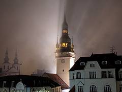 Brno on a Foggy Night