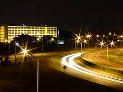 The DOTD building overlooking I-110 from my Complex