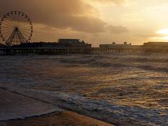 Sunset, Blackpool Central Pier, Lancashire