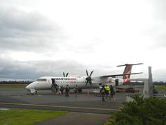 Qantas Bombardier Q400 VH-QOK at Coffs Harbour