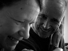 Photographer Cato Lein & Clare Glenister in black and white Photographer Cato Lein & Clare Glenister in black and white