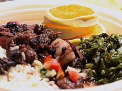 Feijoada na comunidade do Calabar