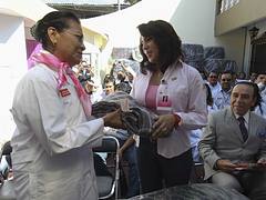 07/11/2012 ENTREGA POR OAXACA DE CORAZÓN COBIJAS A TRAVÉS DE CARAVANAS DE LA SALUD