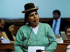 La Legisladora Claudia Coari Mamaní